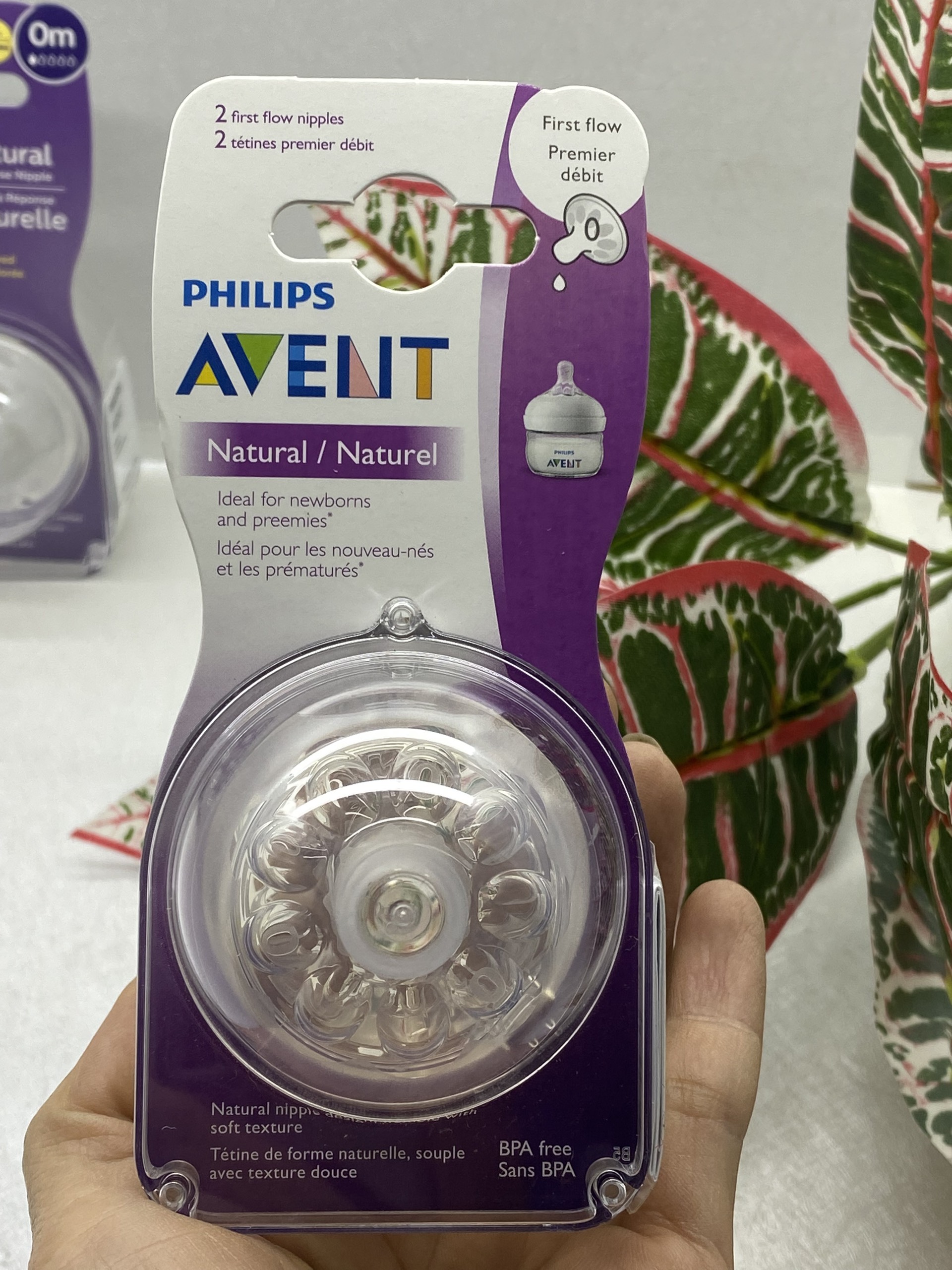 Bình sữa và núm ti thay thế Avent Natural nhựa, thủy tinh đủ size