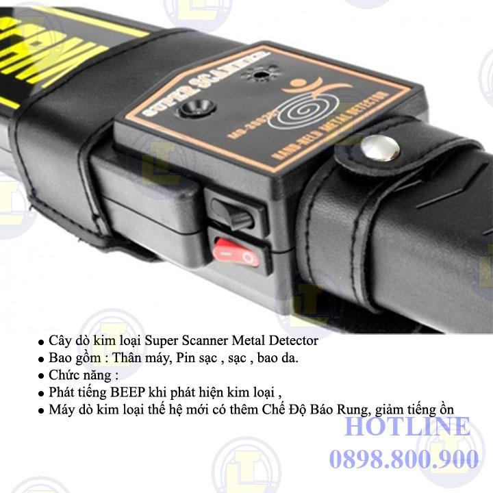 Cây rà kim loại cầm tay Super scanner MD3003B1
