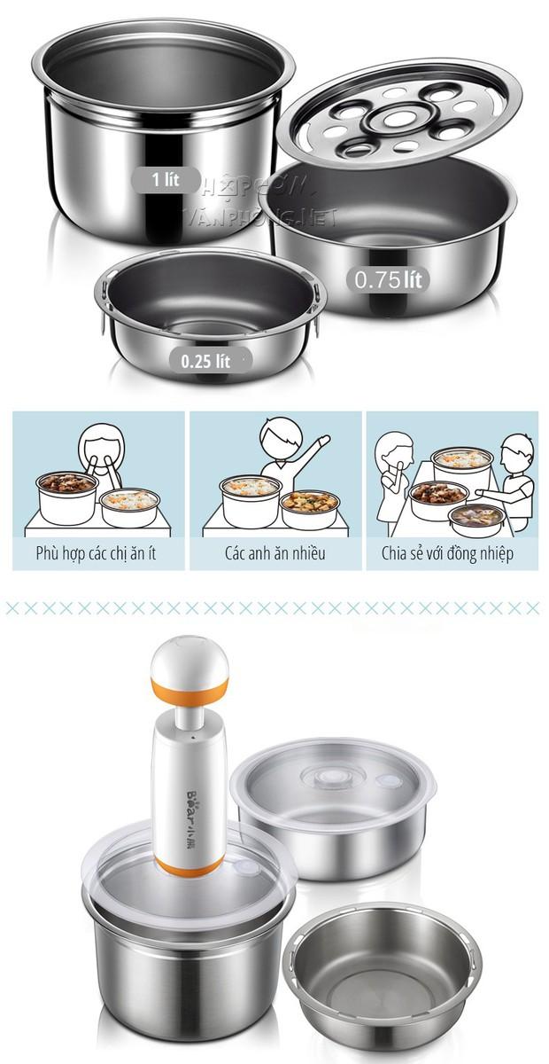 Hộp Cơm Cao Cấp Hẹn Giờ Bear DFH-B20J1