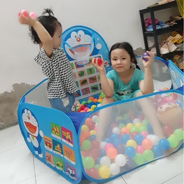 Nhà bóng - lều bóng kèm 50 bóng siêu to 8cm cho bé , lều size lớn