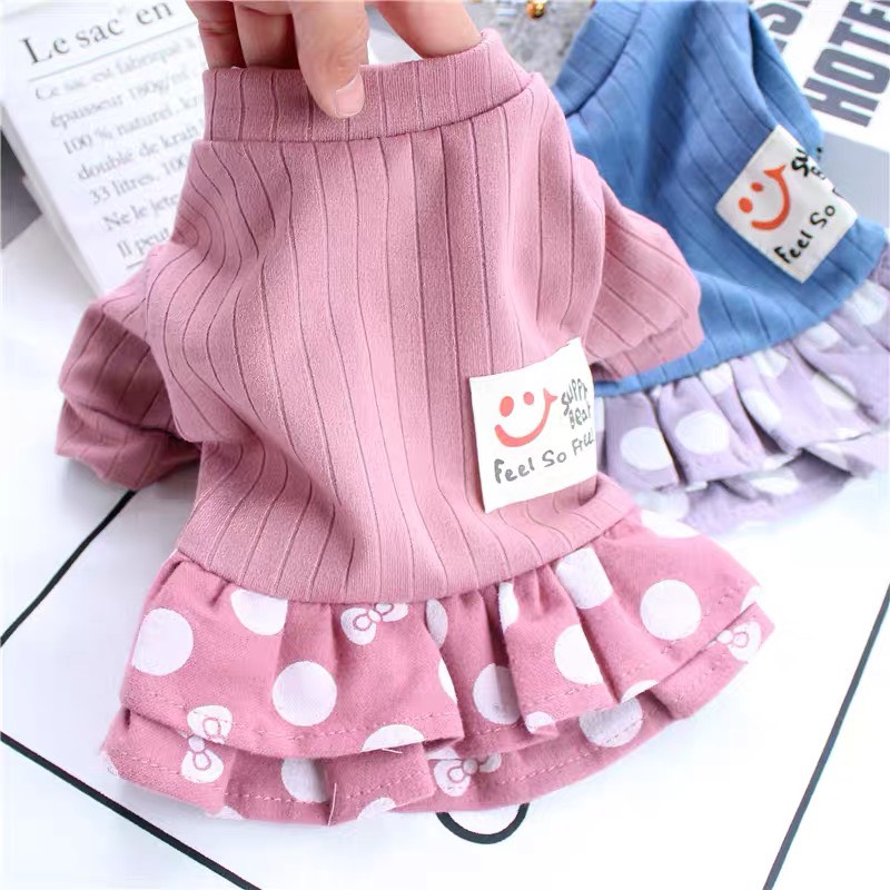 váy đầm xòe "Feel so Fun" cho chó mèo - T3 PETS SHOP