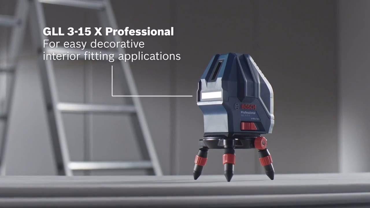 Máy cân mực Bosch GLL 3-15X (Xanh)