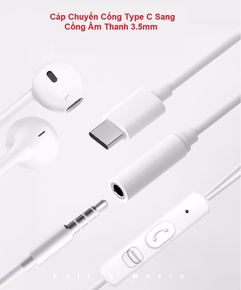 [HCM]Cáp Chuyển Cổng Type C Sang Cổng 3.5mm