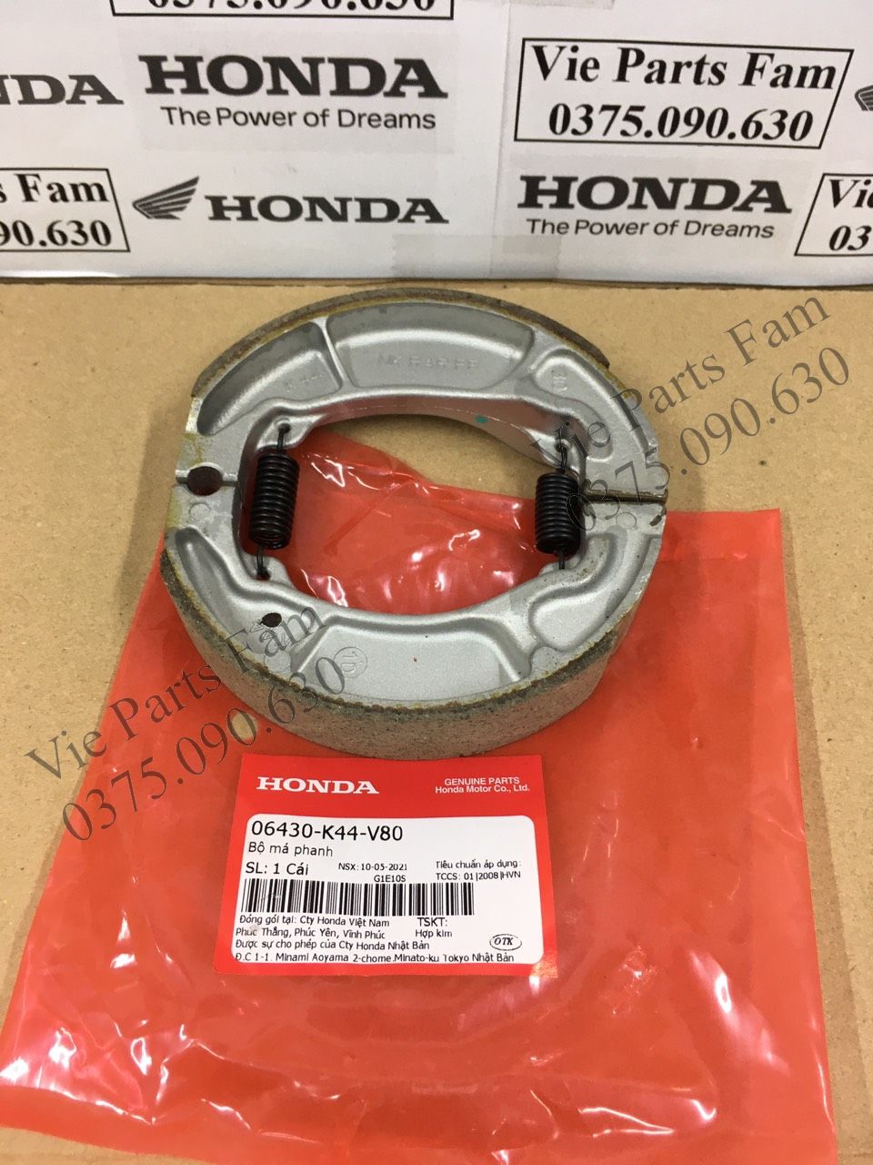 BỐ THẮNG SAU XE GA HONDA VISION, AIR BLADE, SH MODE, LEAD, CLICK, VARIO