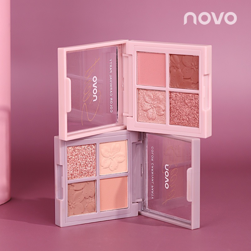 Phấn mắt 4 ô Novo Cherry Blossom Eye Shadow