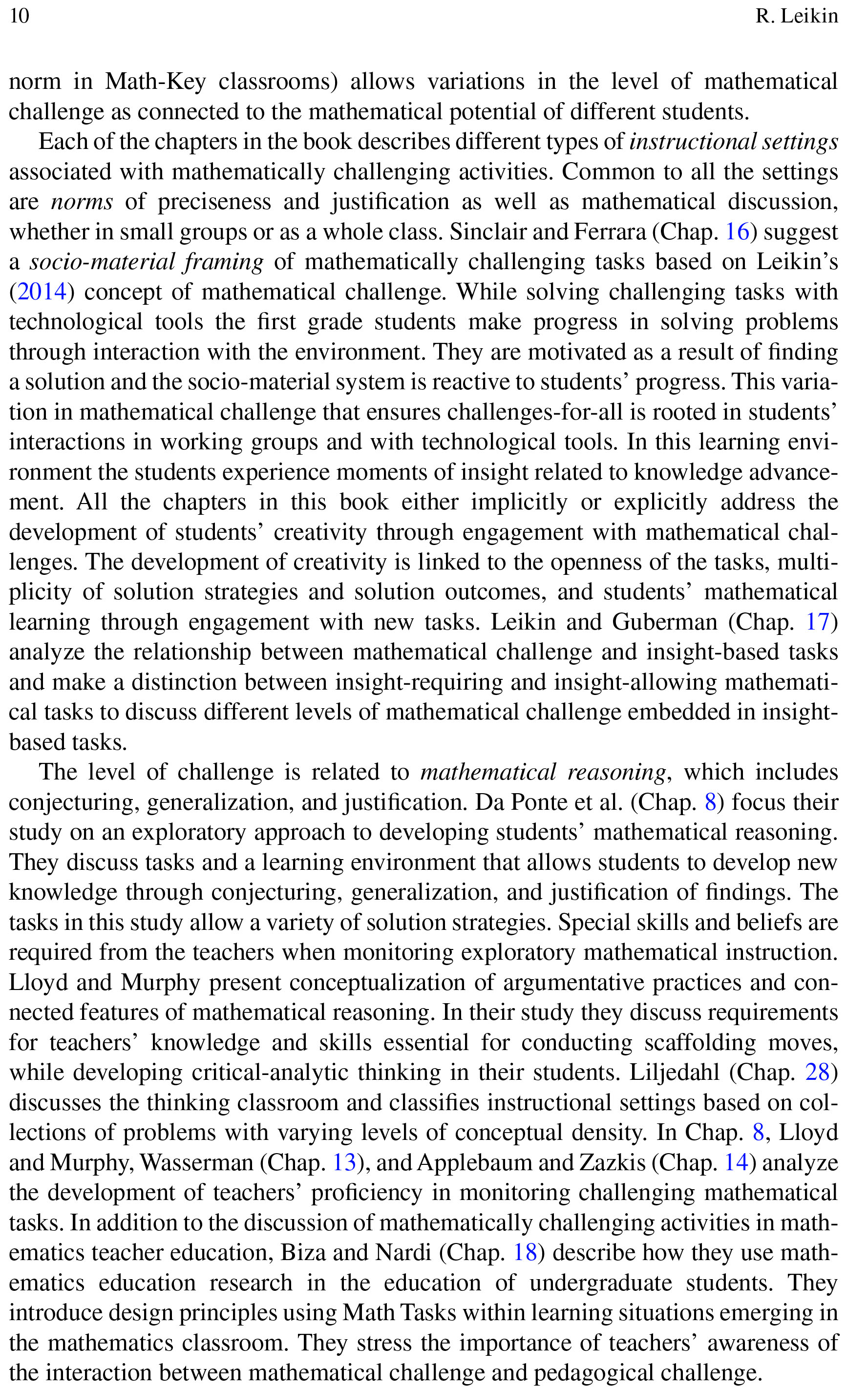 Sách Mathematical Challenges For All
