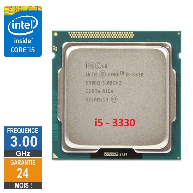 CPU Intel Core i5 3330 (3.20GHz, 6M, 4 Cores 4 Threads) - Đã Qua Sử Dụng, Không Kèm Fan