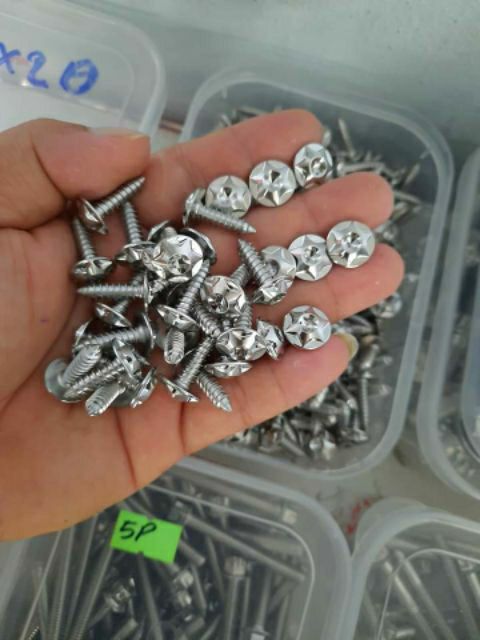 Bộ Ốc Salaya Cho Dàn Áo Sirius Xăng Cơ (1 bộ 20 con)