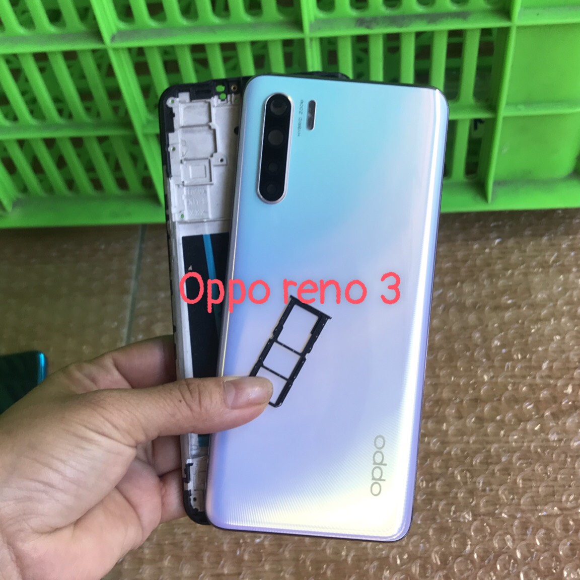 Bộ vỏ zin oppo reno3, reno 3