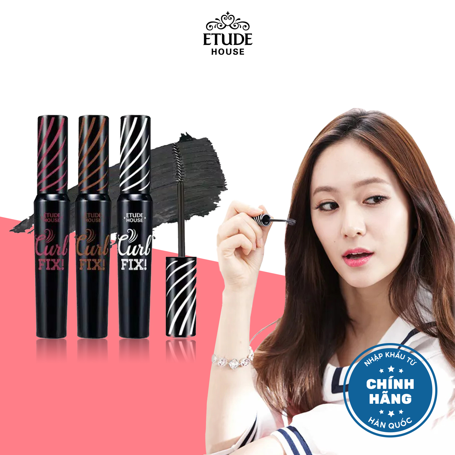 Mascara làm cong mi Etude House Lash Perm Curl Fix 8g (3 loại)