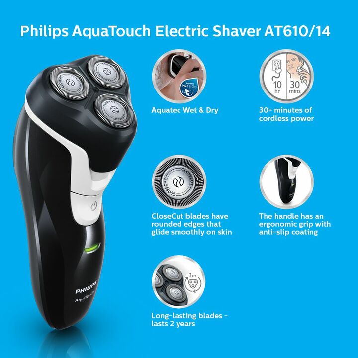 Máy cạo râu nhãn hiệu Philips cao cấp AT610