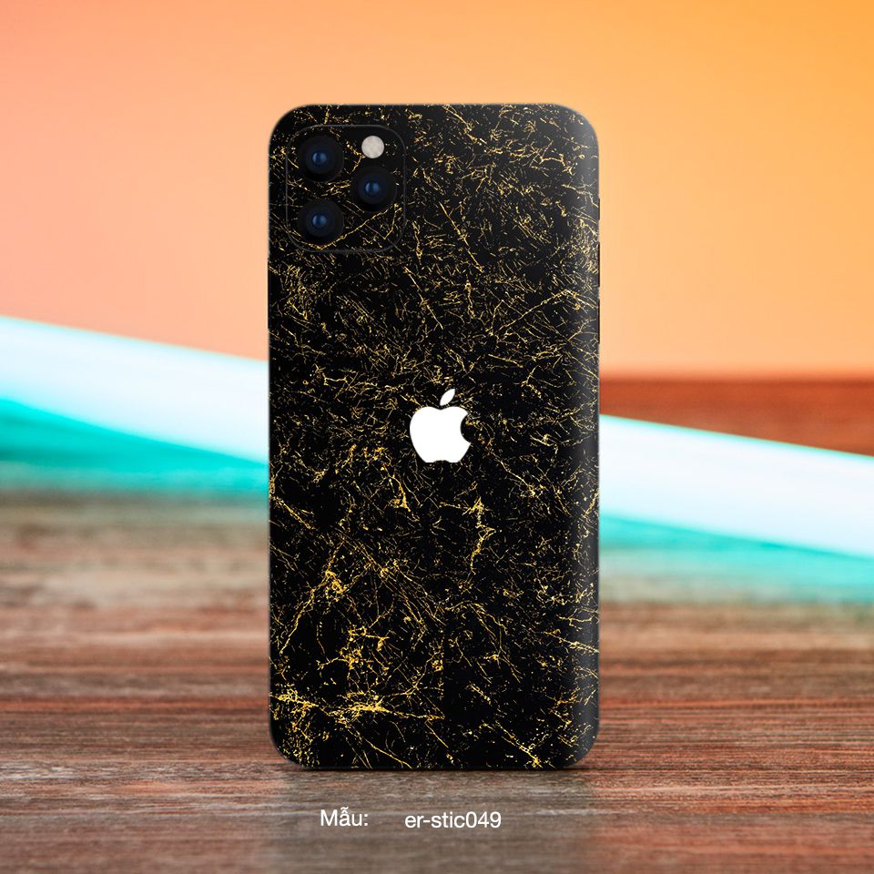 Miếng dán skin mẫu hoa văn sticker - stic049 cho iPhone 7 Plus, 8 Plus, X, XS, XS Max, 11, 11 Pro, 11 Pro Max