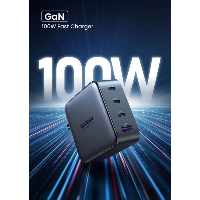UGREEN GaN 65W - 100W USB-C USB-A Sạc Nhanh Nhiều Cổng