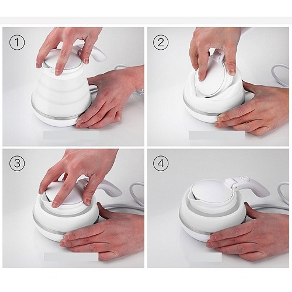 Bình đun nước siêu tốc gấp gọn du lích cao cấp