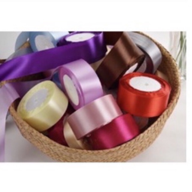 Cuộn Duy Băng vải lụa satin bản 4cm dài 22cm