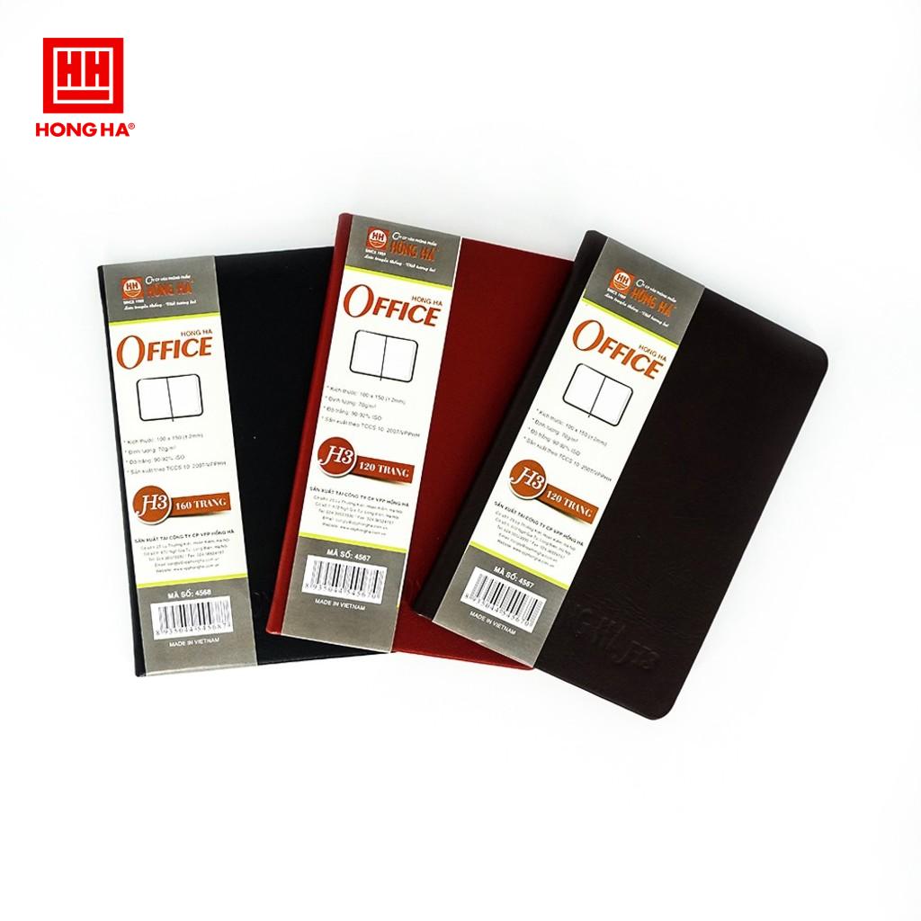 Sổ bìa da 120 trang OFFICE H3 4567 (5 quyển) (Giao màu ngẫu nhiên)