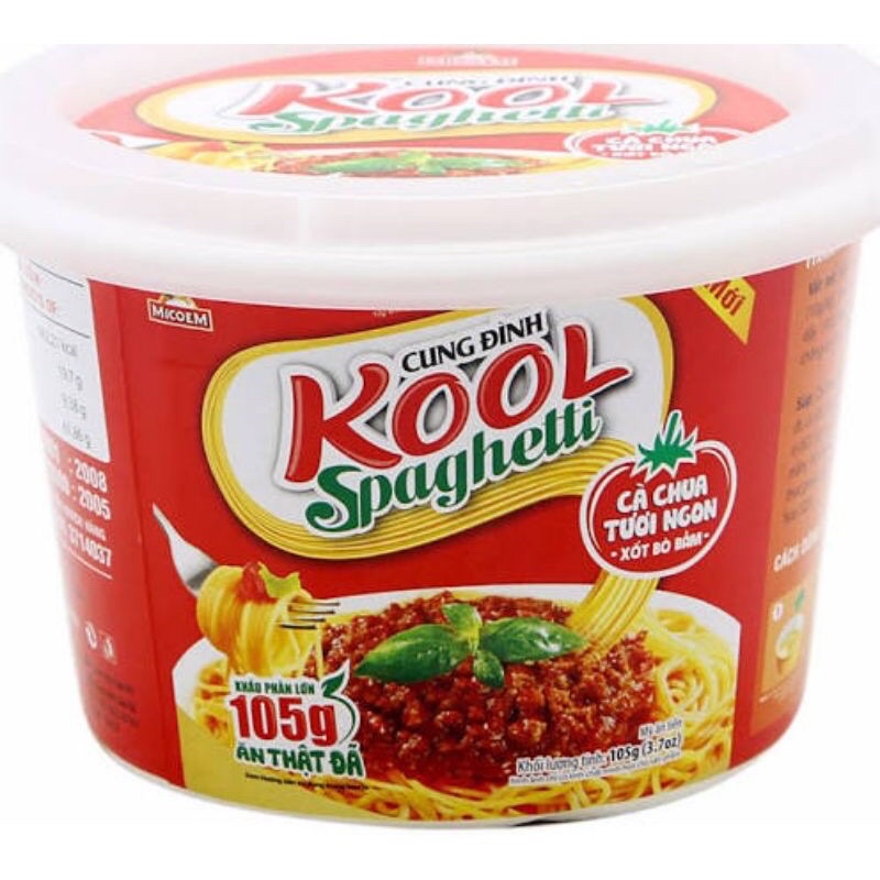 Mì trộn khô Kool Cung Đình Spaghetti 105g