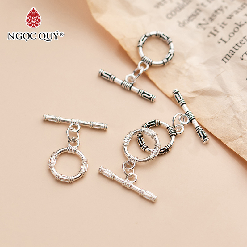 [HCM]Móc khóa tròn bạc kết vòng tay dây chuỗi - Ngọc Qúy Gemstones