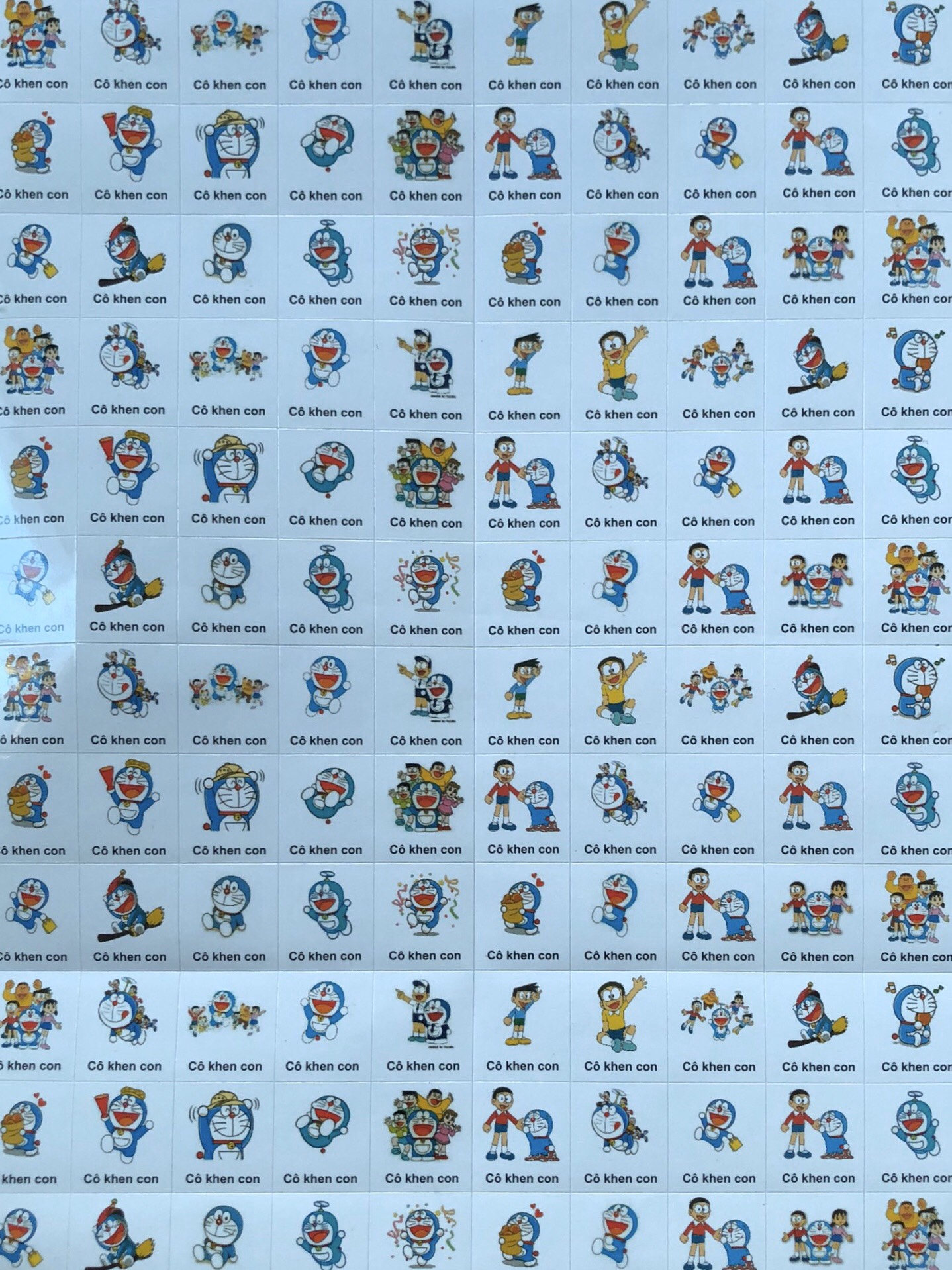 Sticker khen thưởng học sinh
