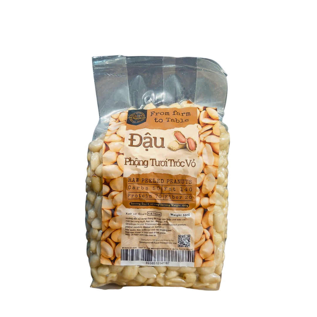 Đậu Phộng Tróc Vỏ Mỹ - PEANUT The Nuts Valley