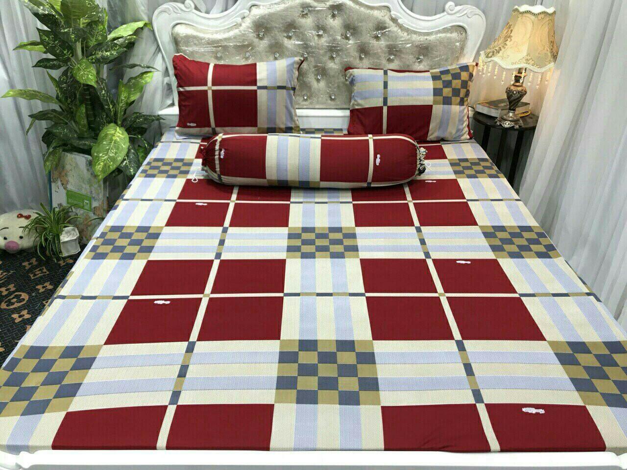 [HCM]Drap nệm thun lạnh (ga nệm thun lạnh) 1m2 x 2m VNK2 (Giao màu ngẫu nhiên)