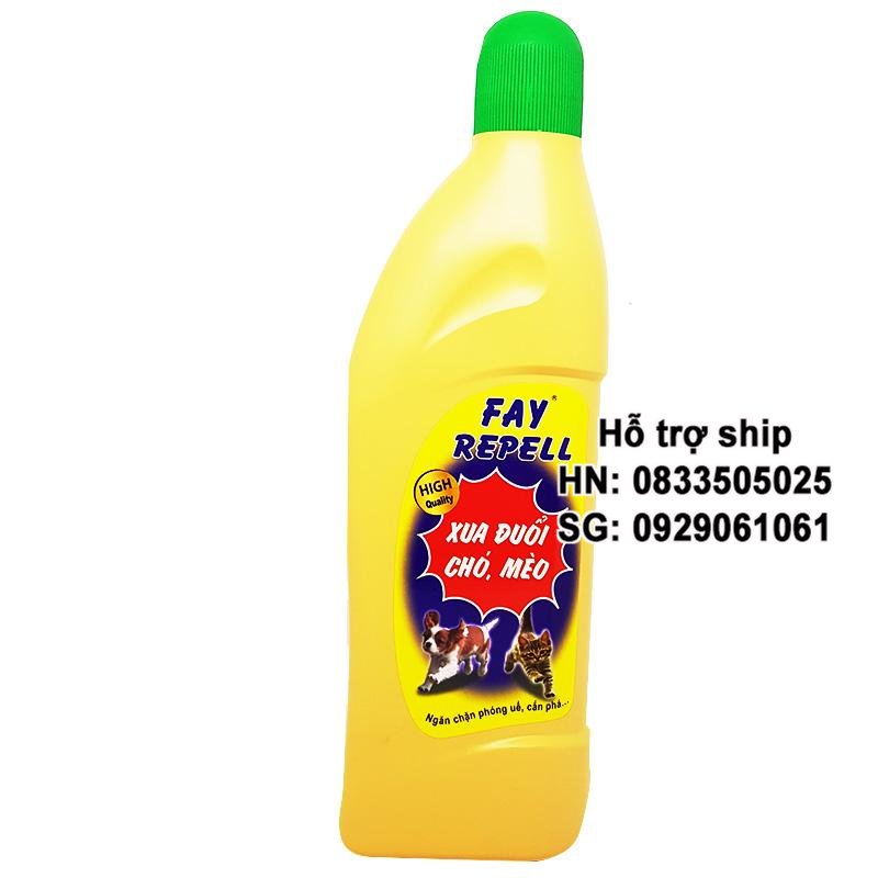 Hanpet - FAY xua đuổi - Dung Dịch Xua Đuổi chuột, đuổi ruồi xua đuổi Chó Mèo Chống Cắn Phá FAY REPELL / Xịt ngăn chó mèo phóng uế bừa bãi/ xịt khử mùi hôi / chống cắn phá lốp xe