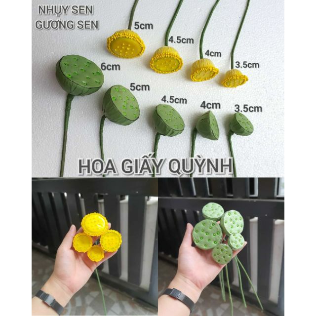 Nhụy sen, gương sen làm hoa sen