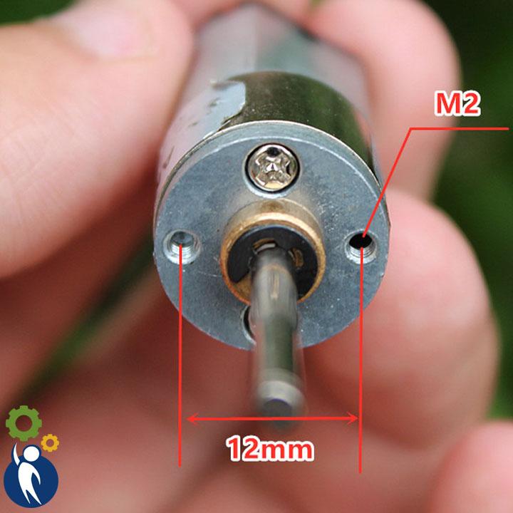 Motor Giảm Tốc 6-12V Mã 030 160rpm Bánh Răng Kim Loại