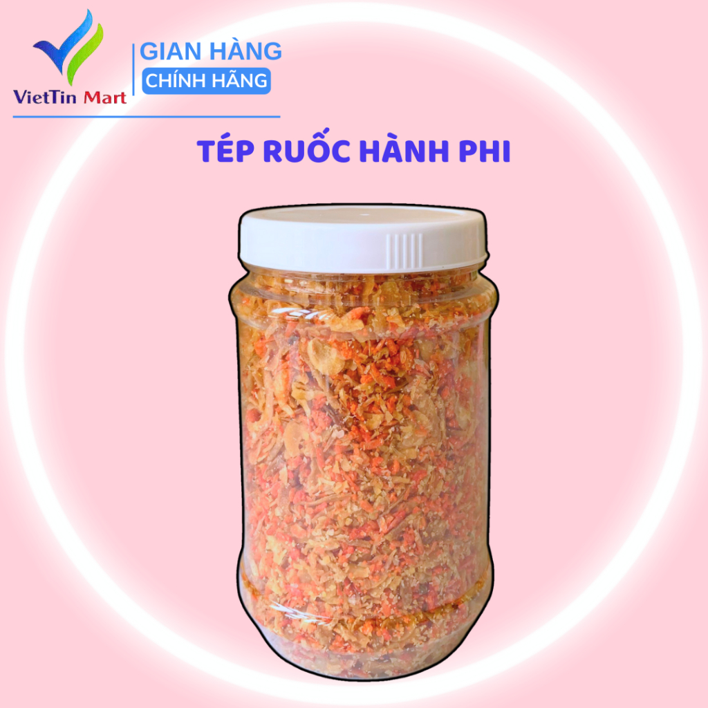 Combo Bánh Tráng Dẻo Tôm, Bơ, Muối Tép Hành Phi Viettin Mart 600g