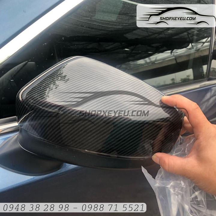 Ốp gương vân carbon cho Mazda 3 facelift ( năm 2017 đến 2019) , 6 đời facelift (2017 đến 2019)