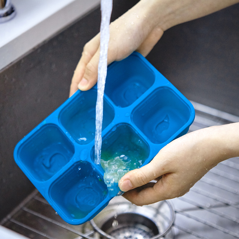 Khay silicon trữ đông đồ ăn dặm cho bé Marcus & Marcus - Lucas (60ml x 6 ngăn)