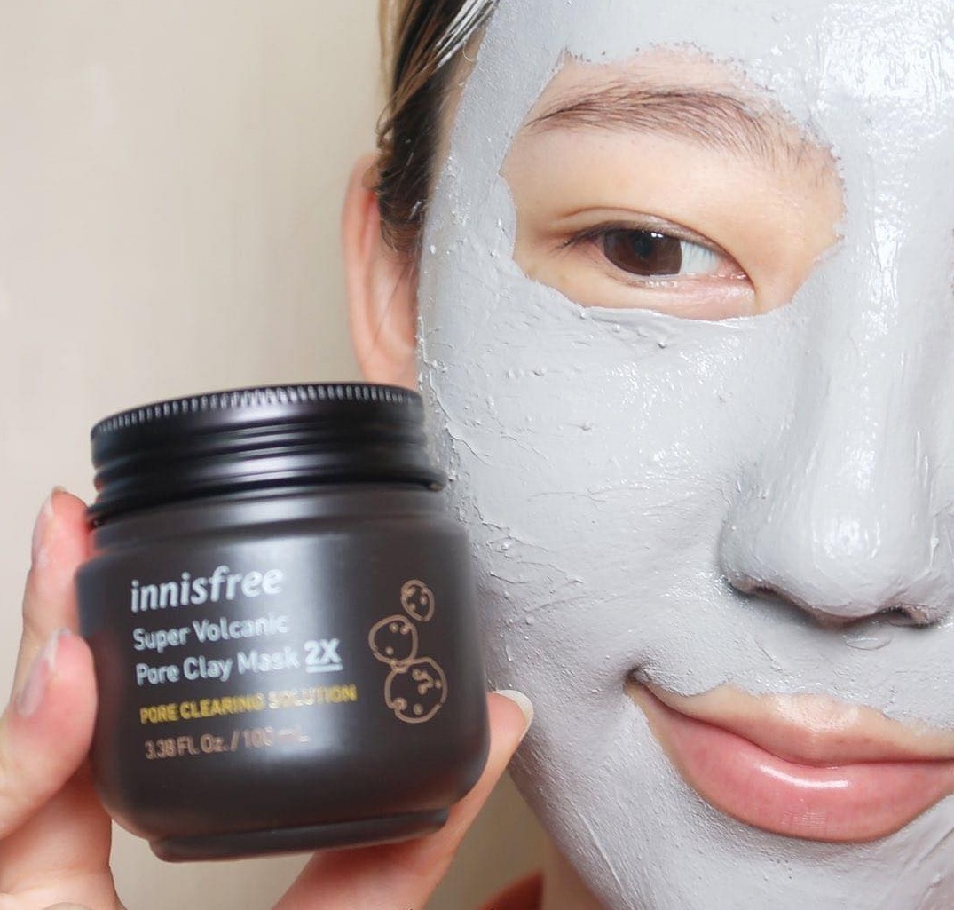 Mặt nạ đất sét Innisfree Super Volcanic Pore Clay Mask 2X