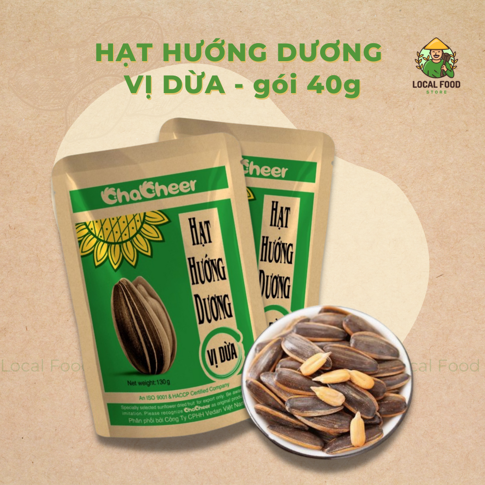 [RẺ VÔ ĐỊCH] HẠT HƯỚNG DƯƠNG VỊ DỪA GÓI 40G - DATE MỚI