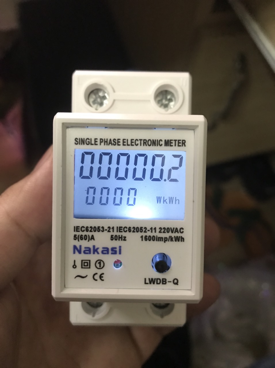 Công tơ điện tử 1 pha 60A Nakasi