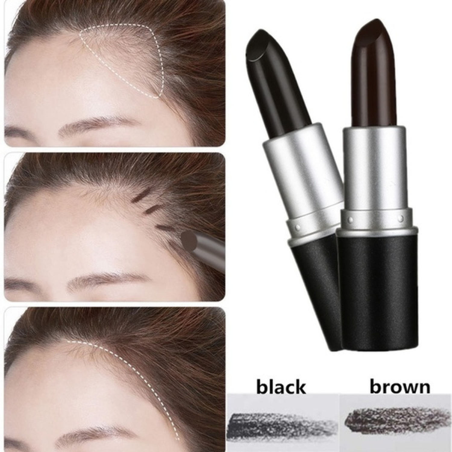 [HCM]Thỏi Son Nhuộm Phủ Tóc Bạc Tạm Thời Bền Màu