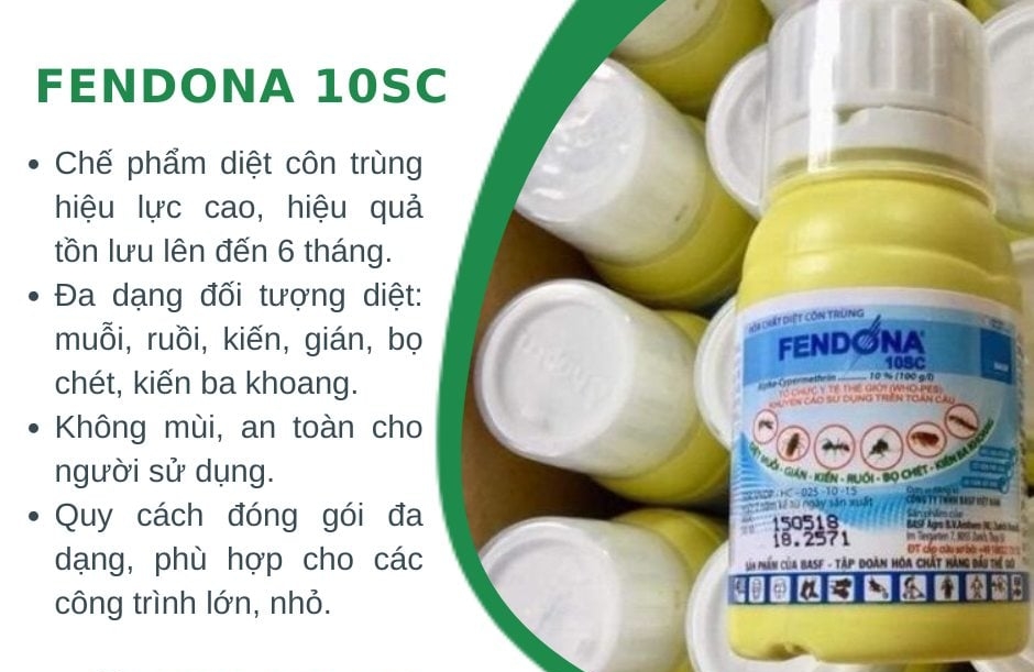 Thuốc diệt muỗi Fendona 10SC (50ml) - BASF