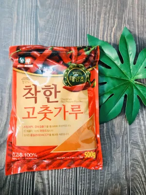 500g Ớt bột mịn Hàn Quốc Nongwoo làm kim chi và mì cay