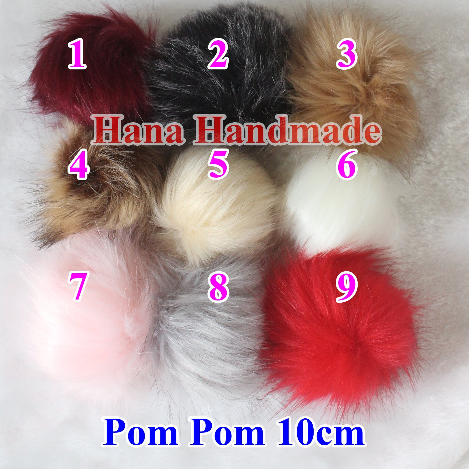 Pom Pom 10cm trang trí (19k/cái)