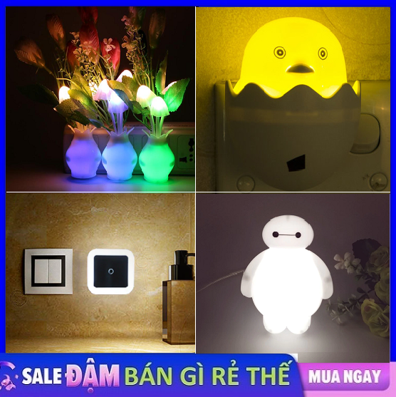 Đèn ngủ cảm ứng giá sỉ