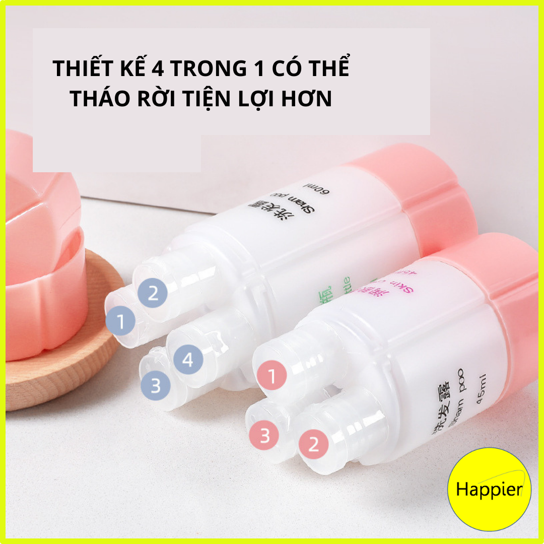 Chai Lọ Chiết Mỹ Phẩm 3 Trong 1