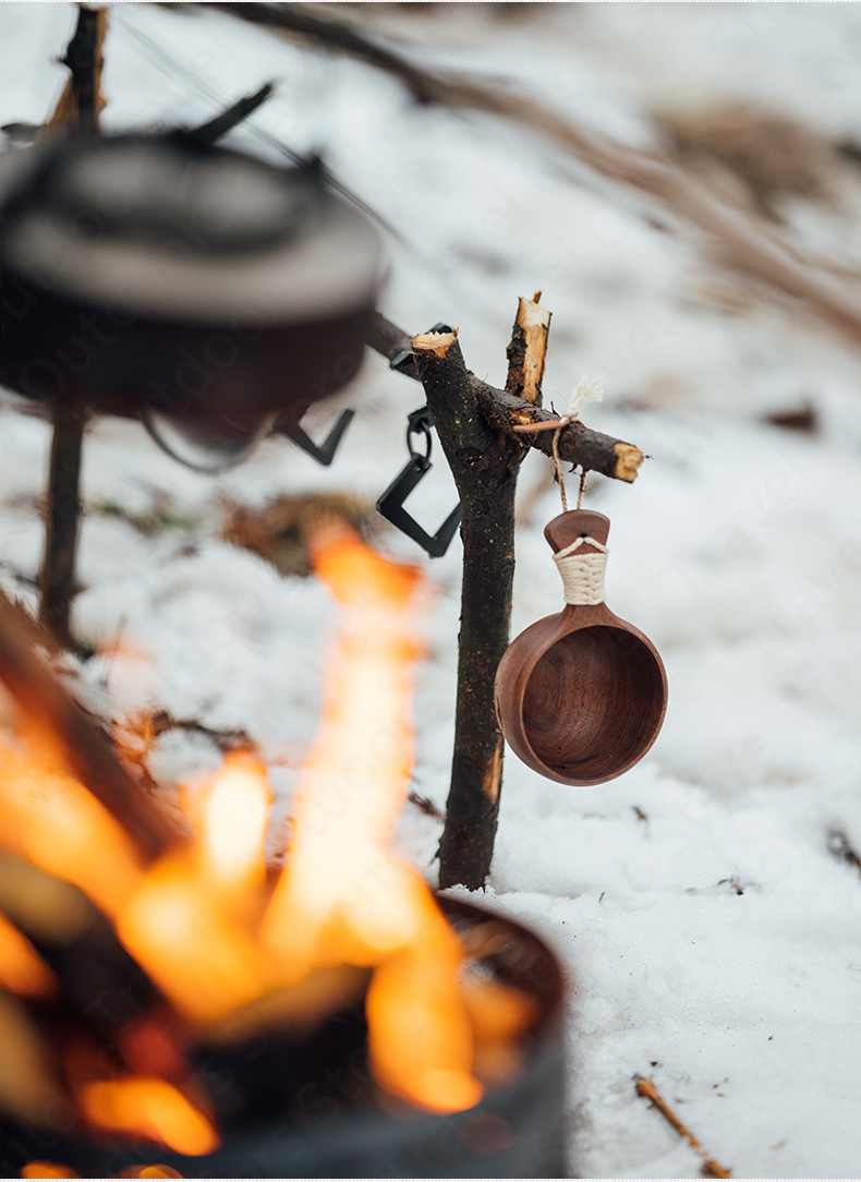 Cốc gỗ Glamping Walnut Cup Naturehike NH20SJ031