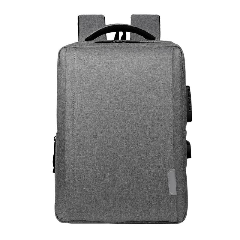 [HCM]Balo đựng Macbook Laptop 15.6 inch khóa mật mã khe cắm tai nghe kèm cáp sạc ẩn