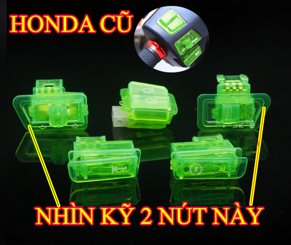 COMBO CÔNG TẮC 5 MÓN CHO XE HONDA CŨ ( SH CŨ , LEAD CŨ , WAVE CŨ ...)