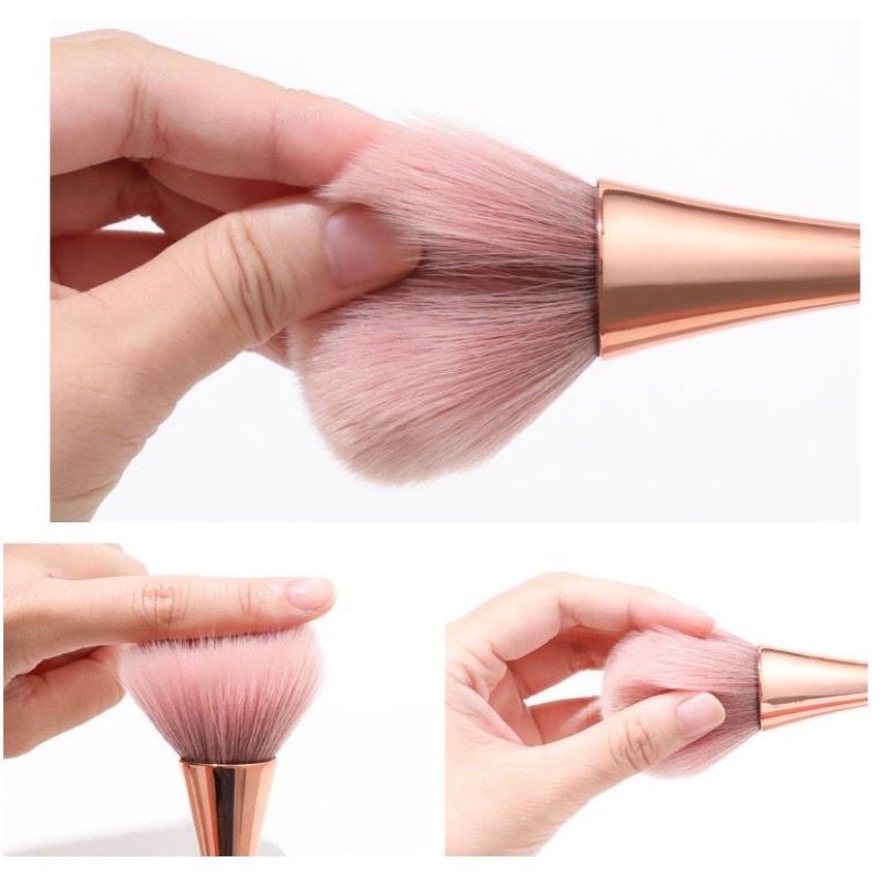 Cọ trang điểm tán nền phủ phấn má hồng
