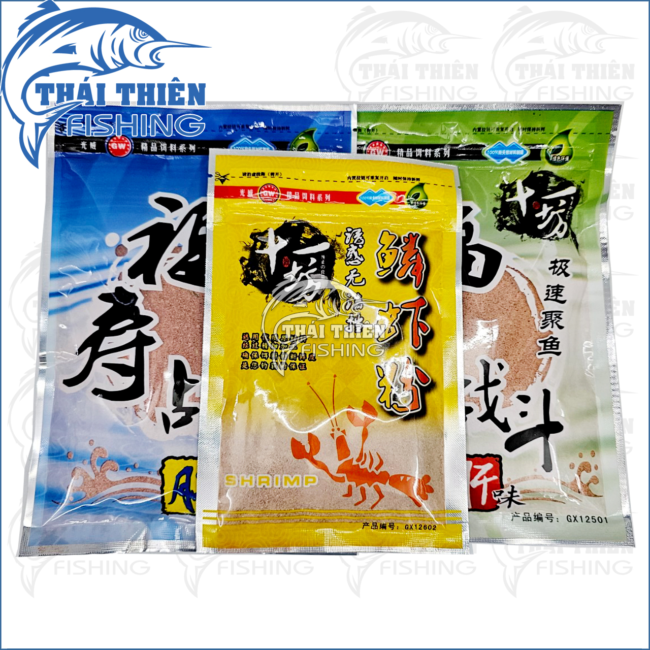 Mồi Đông Lạnh Câu Rô Phi GW Vị Tanh, Tôm, Gan
