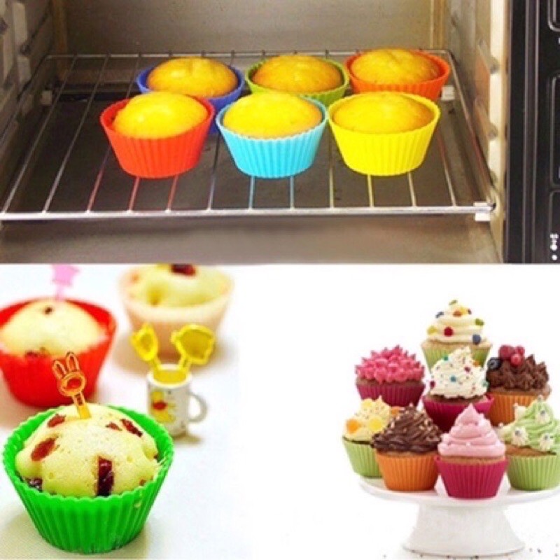 Khuôn Cupcake Silicon 7Cm