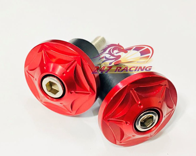 Gù tay lái Titan Gr5 màu Đỏ gắn xe máy Sirius,Wave,Exciter,Sonic,Raider,Satria....