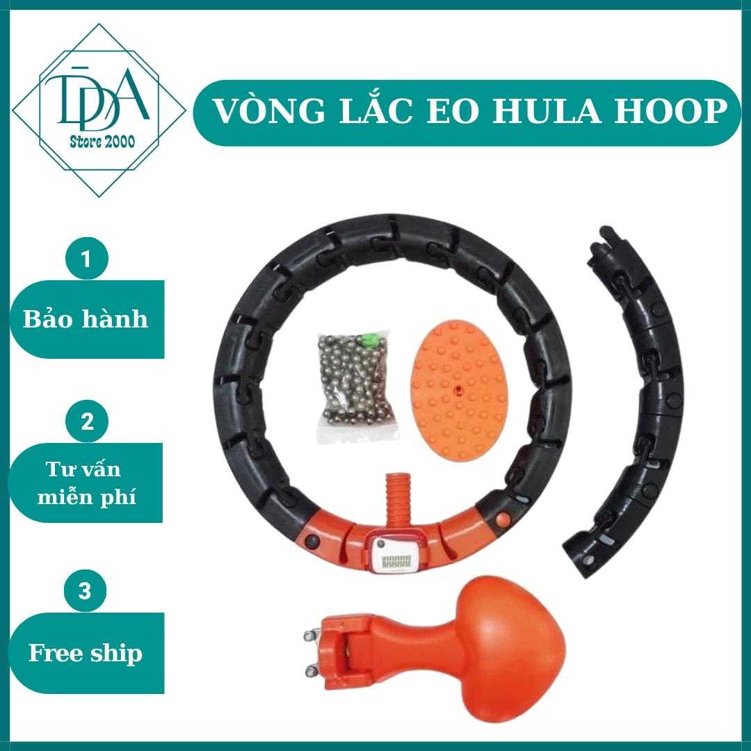 Vòng Lắc Eo, Tập Cơ Bụng Thông Minh Hula, có động hồ đếm vòng thông minh, thiết bị tập thể dục tại nhà vô cùng tiện dụng, nhỏ gọn