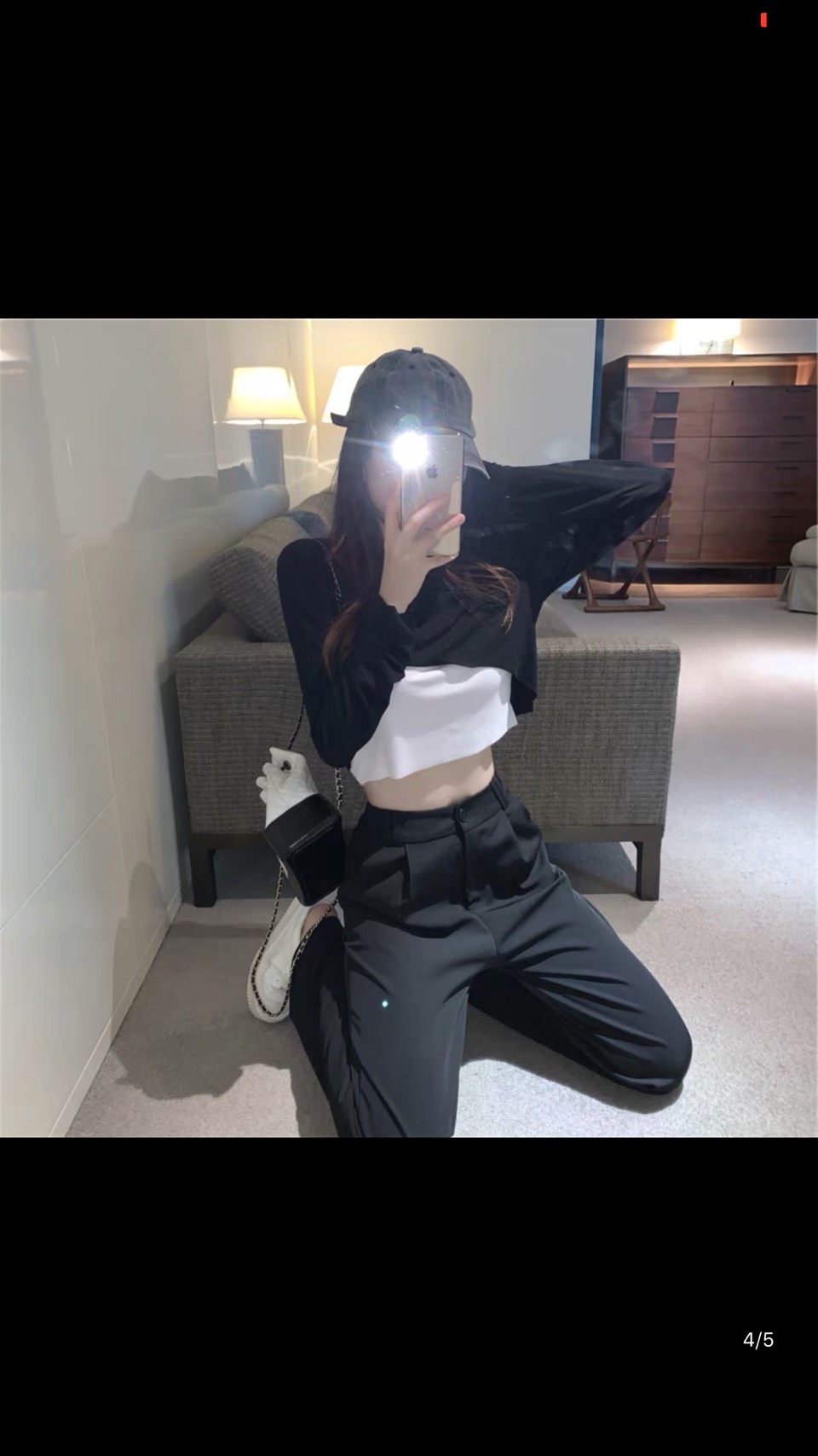 SET 2 MÓN CROPTOP TAY DÀI KHOÉT NGỰC