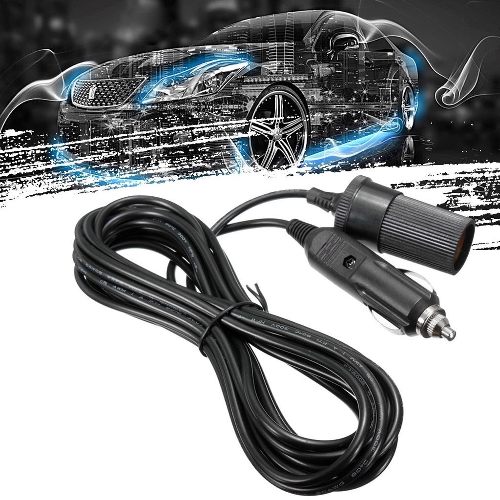 Dây Cáp Nối Dài Cổng Tẩu Trên Ô Tô Dùng Cho Camera Hành Trình, Máy Bơm Hơi, Máy Hút Bụi,... 12V 24V